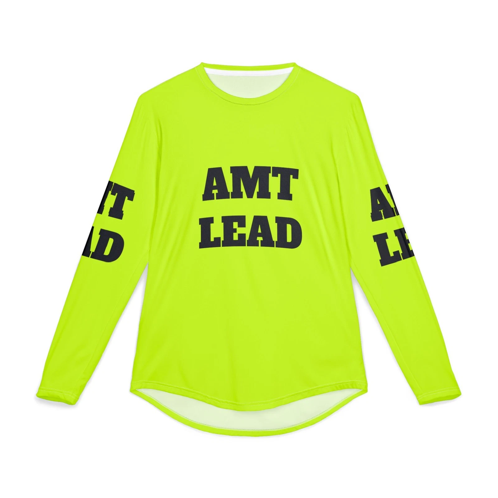 AMT Lead Men's UV Protection Yellow Long Sleeve Shirt, Aviation Maintenance, MRO