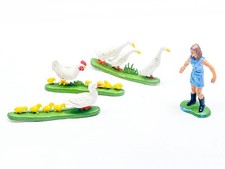 Britains Farm Poultry Farm girl Duck Geese Hen Goose Chicks ducklings figures
