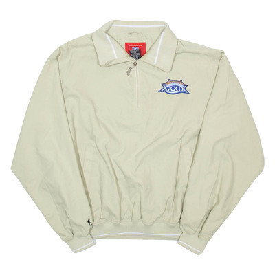 NFL Super Bowl Herren gefütterte Jacke beige USA S