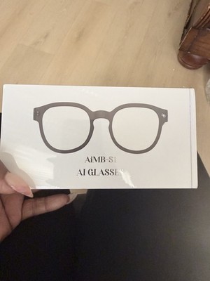 AIMB-S1 AI Smart Glasses Bluetooth Camera Voice Assistant New Sealed $199 Retail