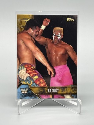 2017 Topps Legends Of The WWE STING #85 GOLD PARALLEL SSP /10 WCW Clash
