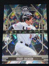 2026 Panini USA Stars & Stripes - Grady Emerson - Disco Prizm Prizmatic - #3