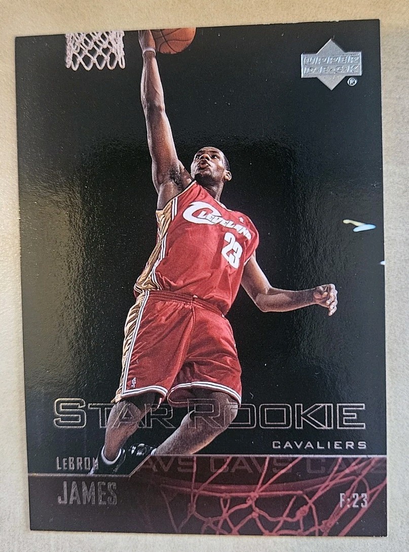 Upper Deck 2003-04 Star Rookie LeBron James RC #301 Cleveland Cavaliers