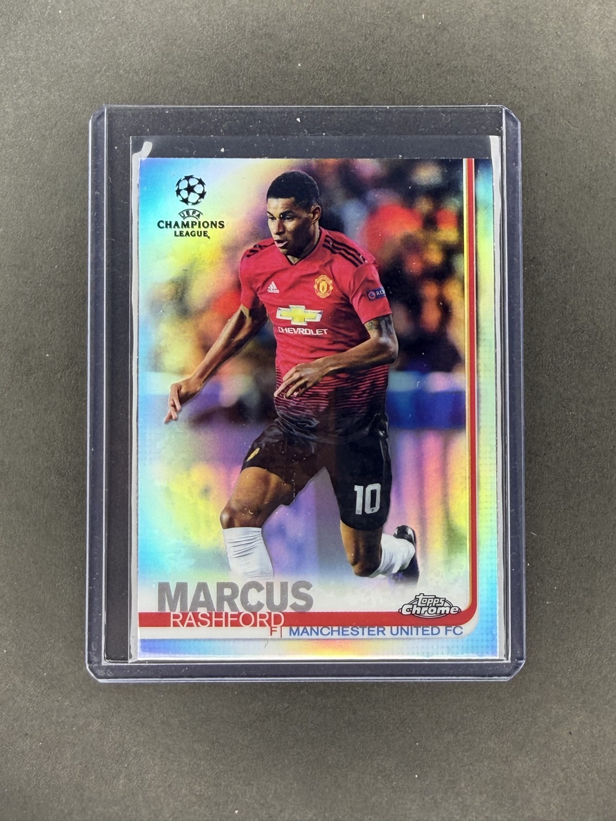2018-19 Topps Chrome UCL - Marcus Rashford #68 Refractor