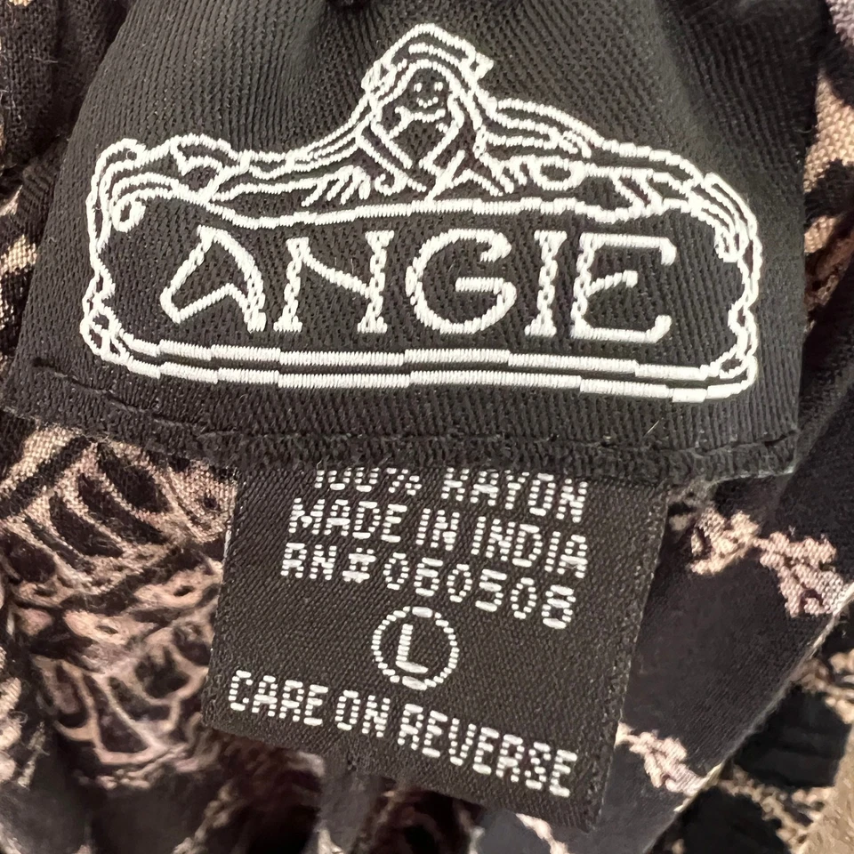 Pantalones Angie Floral Boho Bohemio Hippie Cottagecore Festival Grande Foto 3 de 4