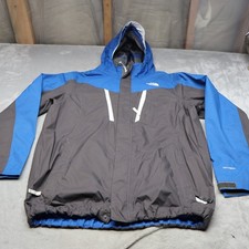 North Face HyVent Rain Jacket Boys XL 18-20 Blue Waterproof Hooded 3in1 Shell