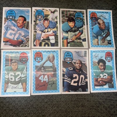 1969-70, 1971 Kellogg's XOGRAPH 3D Tops Football Cards Lot Rare Un Cherry Picked