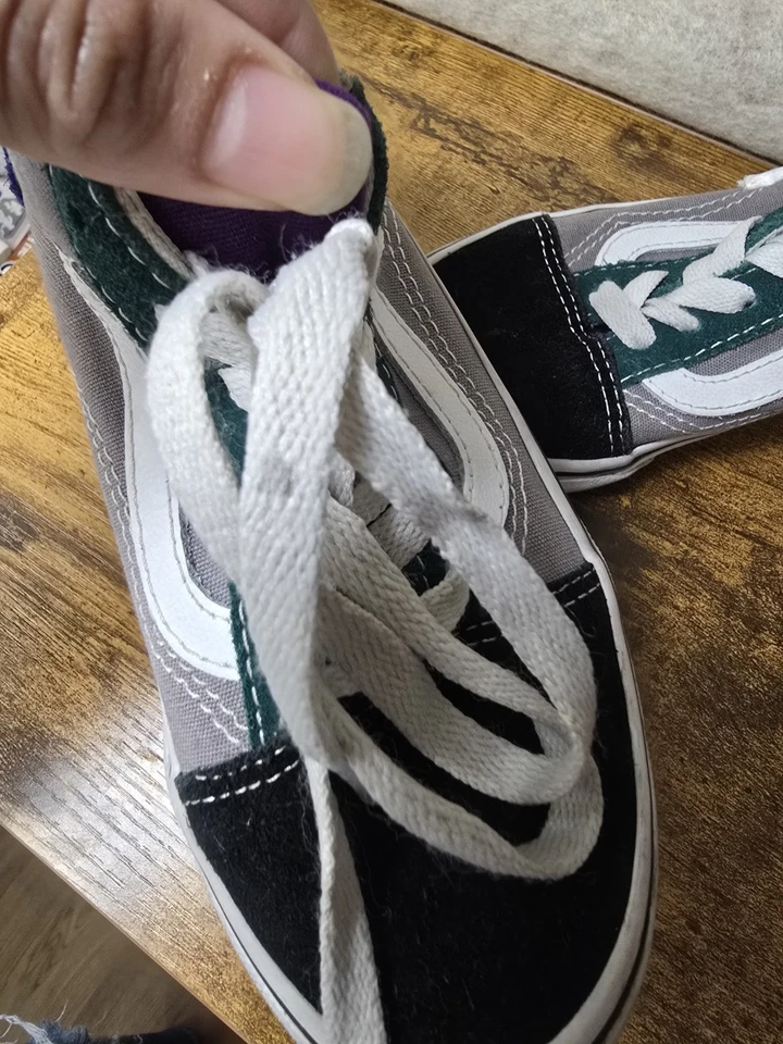 Zapatillas Vans "Off The Wall" Jóvenes Niño Gamuza Talla 1 Multicolor Foto 4 de 4