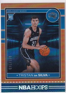 2024-25 Panini Hoops NBA No. 248 Tristan da Silva Orange Rookie 46/149