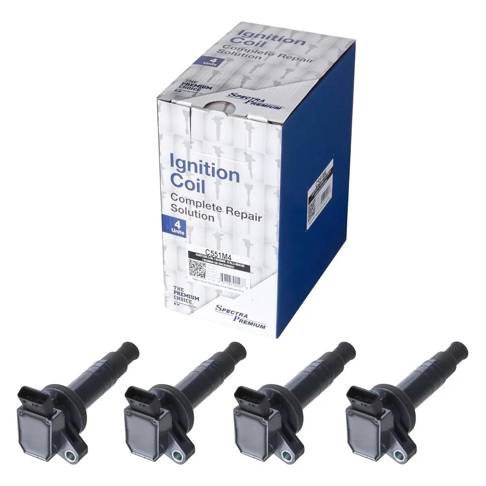 For Toyota Corolla 2000-2008 Spectra Premium C551M4 Ignition Coil Set Foto 4 de 4