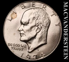 1974-D Eisenhower Dollar — photo from another recent sale