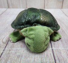Folkmanis Little Turtle Plush Hand Puppet Stuffed Animal Pretend Play Green 7"
