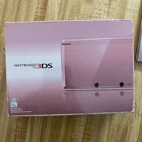 NICE CONSOLE Nintendo 3DS CTR-001 Pearl Pink w/ Original Box, Manual And Charger
