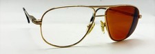 Vintage Safilo Gold Pilot Metal Sunglasses FRAMES ONLY Italy
