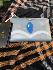 Loungefly Disney Princess Cinderella Wallet Silver Blue White Themed Accessory