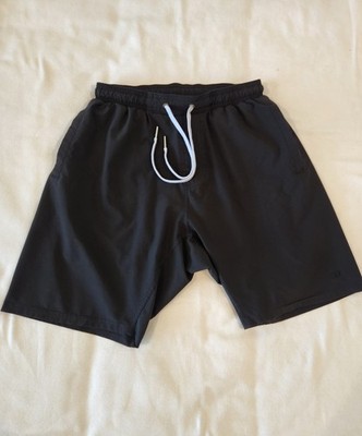 Albion Fit Wind And Sea Athletic Shorts Swim Hybridens 32 Medium Black Lined