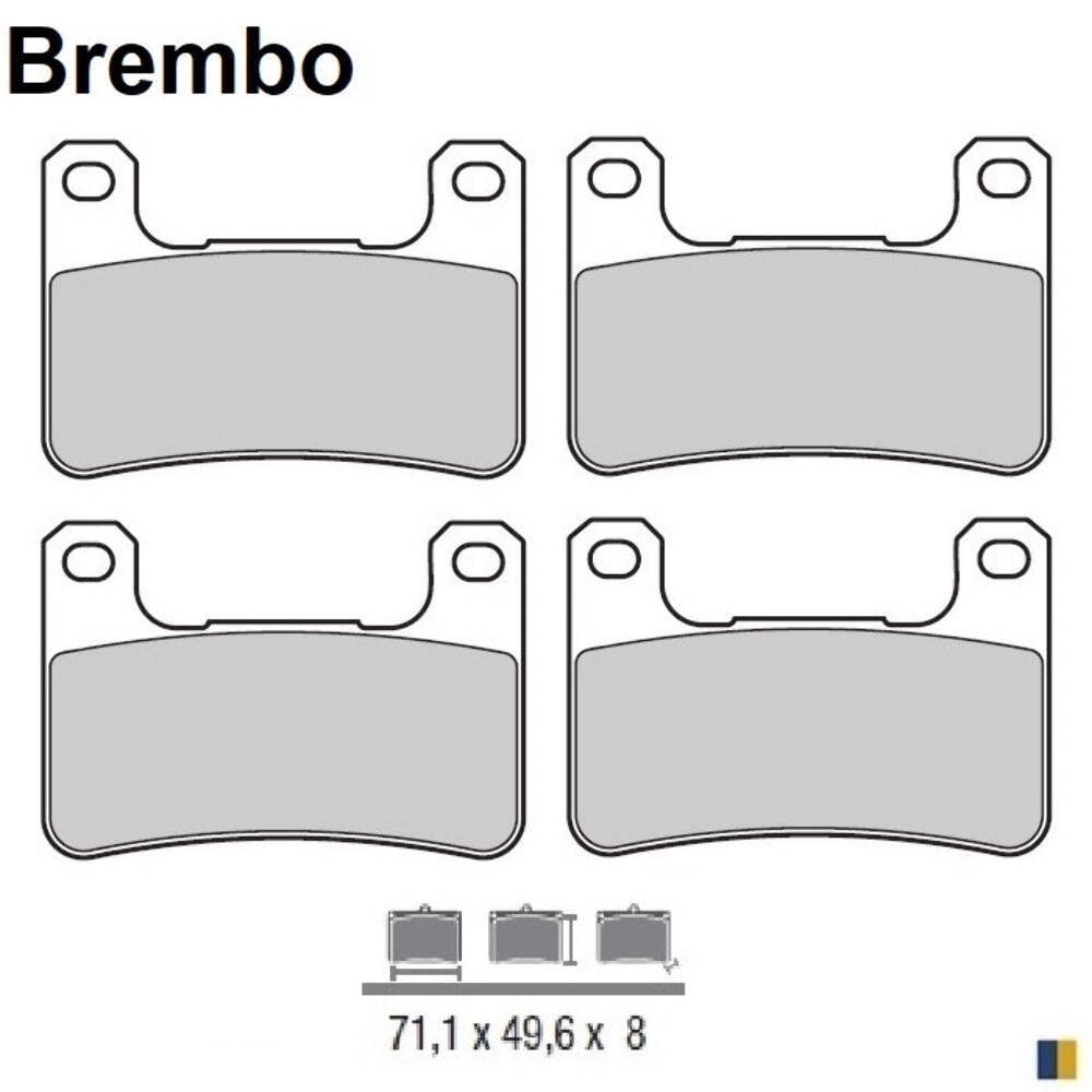 Plaquettes Brembo SA Kawasaki Z1000 pour vos sorties sportives et roadtrips