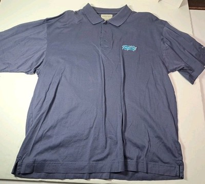 Cutter & Buck Cotton Carolina Panthers Polo Shirt Super Bowl XXXVIII Theme