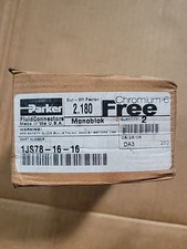 Parker 1JS78-16-16 Crimp Style Hydraulic Hose Fitting (Lot Of 2)