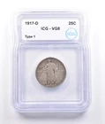 1917-D Standing Liberty Quarter Type 1 VG8 ICG a6915
