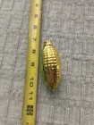 Vtg Glass Corn on the Cob Husk Vegetable Christmas Ornament Farmer3.5" — photo 1