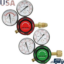Oxygen Acetylene Regulator Set Medium Duty Welding Gas Torch CGA540 CGA510 New