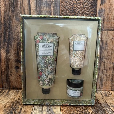 The Original Morris &Co Shea Butter Hand Care Set NWT Cream, Scrub & Cuticle