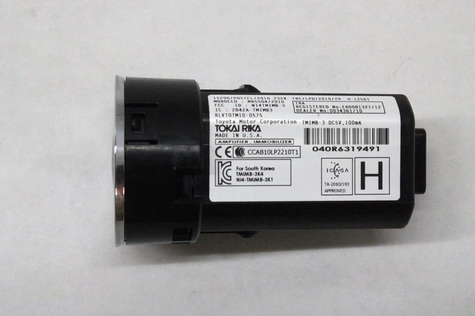 Toyota Camry Emgine 2016 botón de parada de arranque de encendido OEM 16 Foto 2 de 4