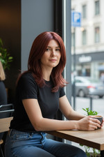 Jon Renau FAYE 5322-33RH29 Red Synthetic Wig ...