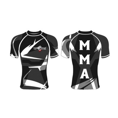 Rash Guard, Schnee-Camouflag, Bjj, MMA, Ju Jutsu, Grappling, Größe: XS - XXL