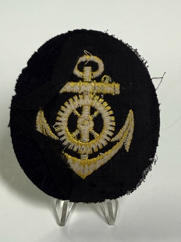 Original WWII German Navy Kriegsmarine Machinist Mate NCO Career Sleeve Patch - 第 2/2 張圖片