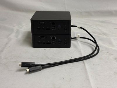 Two Dell K16A001 USB-C Thunderbolt Docking Station (Docks Only)