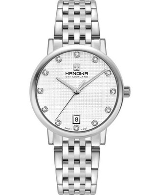 HANOWA Women Quartz Casual Watch Classic Dress White Dial Waterproof Round Fashi