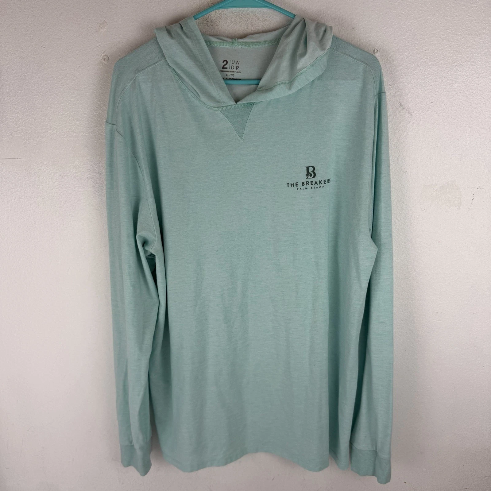 2UNDR Performance First Layer Hoody Golf Ultralight Shirt XL Breakers Palm Beach
