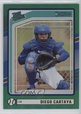 2024 Panini Donruss Rated Prospects Teal 6/25 Diego Cartaya #172 0q1p