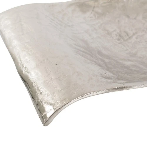 Shop Silver Scrolled Metal Tray-Elegance and Versatility - Picture 6 of 9