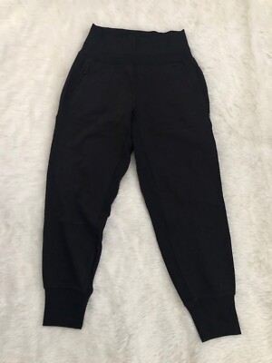 Athleta Black Womens Venice  MidRise Jogger Pants Size XSP New