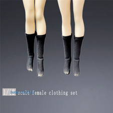 1/12 Black Socks Stockings Clothes For 6inch Female TBL Action Figure Body Toys