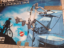 PORTABICI (PETRUZZO MODELLO FIRENZE) POSTERIORE AUTO (3 POSTI IN ALLUMINIO)