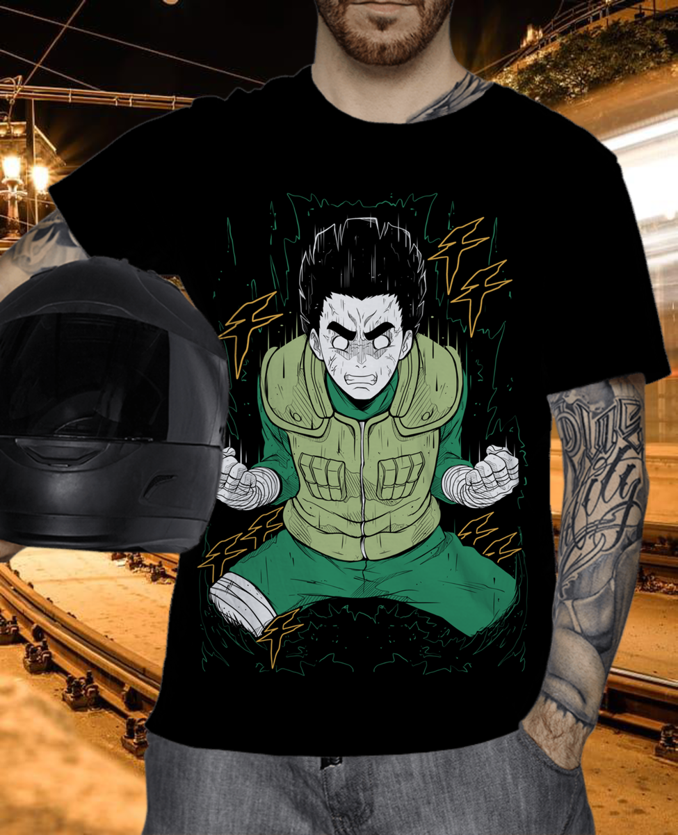 Rock Lee T-Shirt Manga Strip Naruto Kakashi Anime Manga Unisex