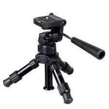Mini Tripod for Camera with Connector Bubble Level 360 Degree Rotatable
