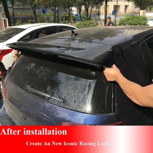Fits Volkswagen VW Golf 7 MK7 R GTI 14-17 Real Carbon Rear Roof Spoiler Wing Lip - Picture 4 of 13