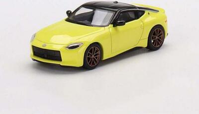 Nissan Z Proto Spec 2023 Ikazuchi Yellow (Mini GT) Diecast 1