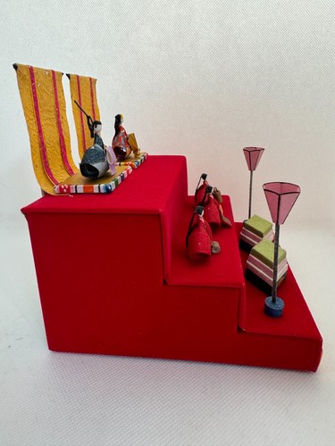 HINA doll Japanese paper art mini Japan - Picture 4 of 8
