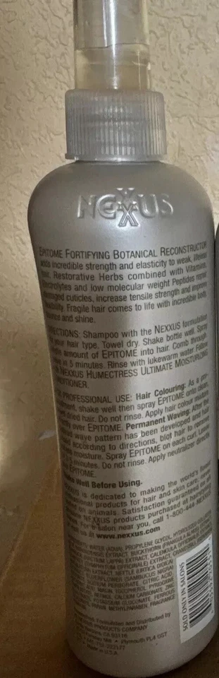 Nexxus Epitome Fortifying Botanical Reconstructor 10.1 Spray 10.1oz (551) Foto 2 de 2
