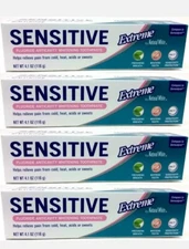 ( LOT 4 ) Natural White Sensitive Extreme Whitening Toothpaste 4.1 oz Ea SEALED