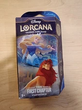 LORCANA DISNEY The First Chapter Aurora Simba Sapphire/Steel Starter Deck 