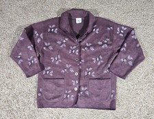 ARTISANS SUNSCHEIN DESIGNS Cardigan Sweater M WI USA Birds