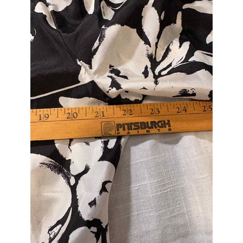 Ralph Lauren schwarz-weiß S, 100 % Seide Blumenbluse-L - Bild 10 von 11
