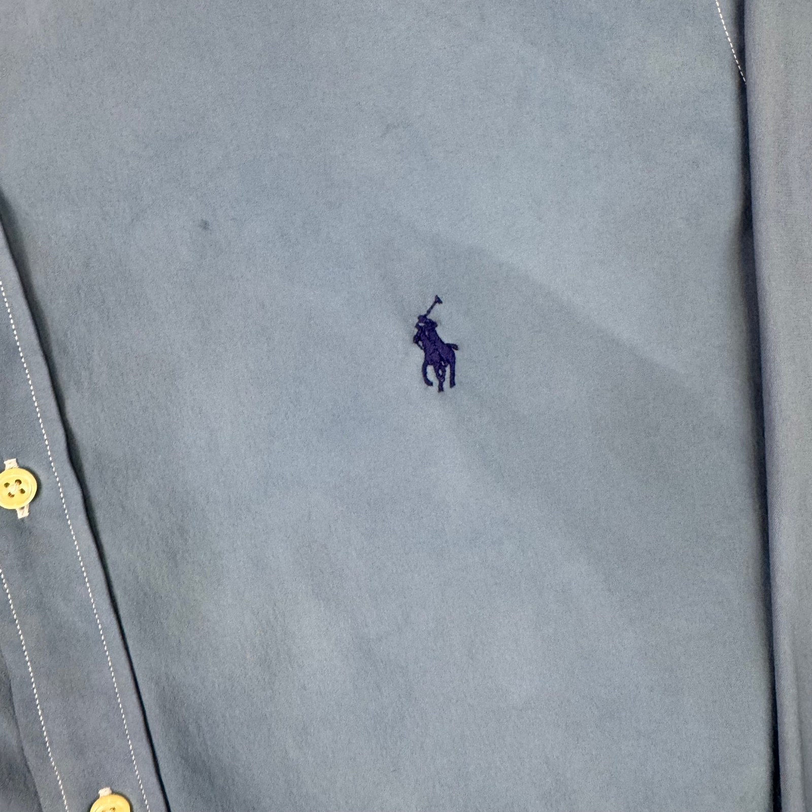 Ralph Lauren Performance Blue Long Sleeve Button-Up Shirt XL image 4